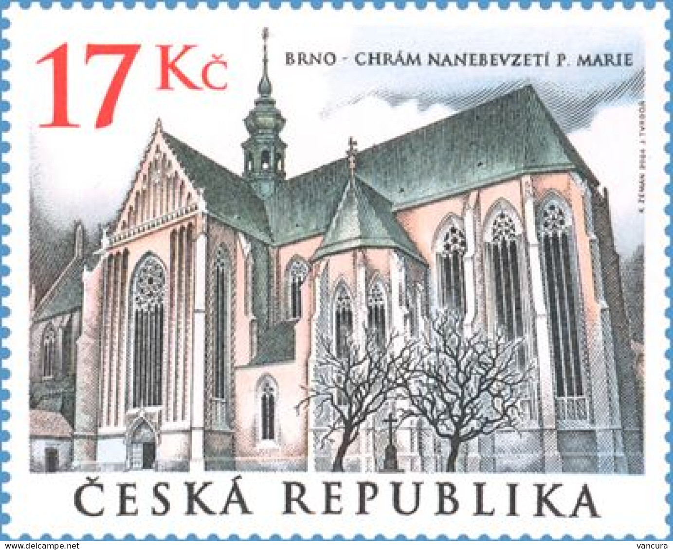 ** 388 Czech Republic Virgin Mary Assumption Church In Brno/Brünn 2004 - Churches & Cathedrals