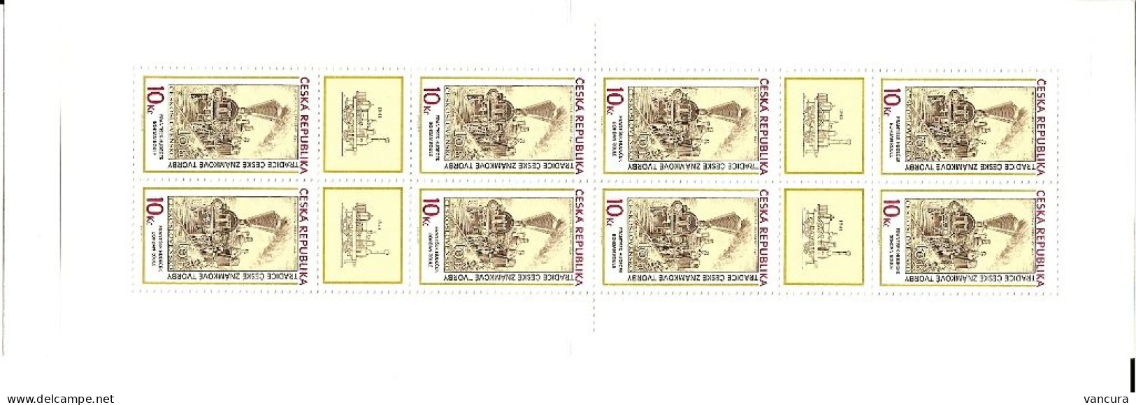 Booklet 540 Czech Republic Tradition Of The Czech Stamp Production 2008 Stamps On Stamps - Unused Stamps