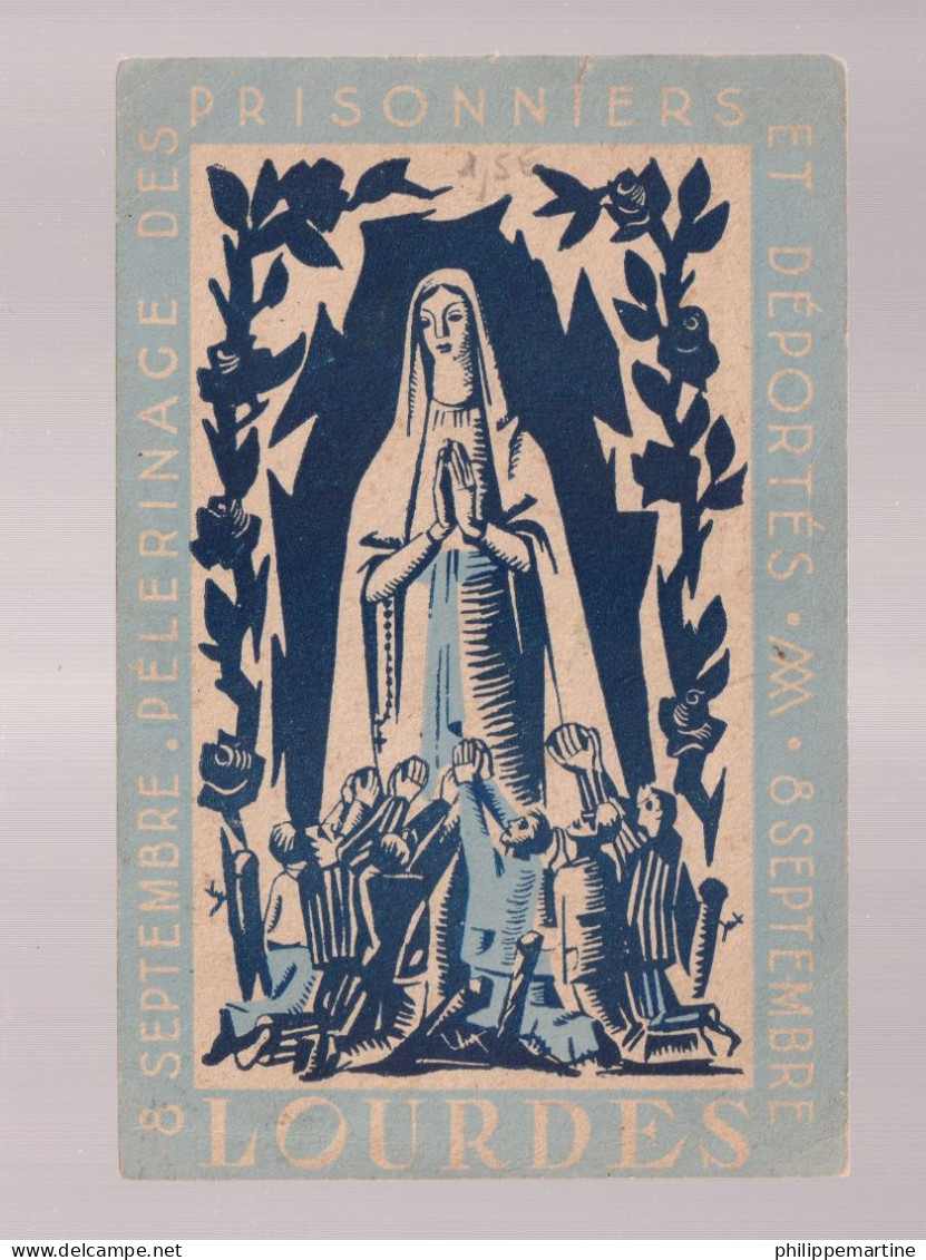 65 - Lourdes : Pélerinage Des Prisonniers Et Déportés - 8 Septembre 1946 - Lieux Saints