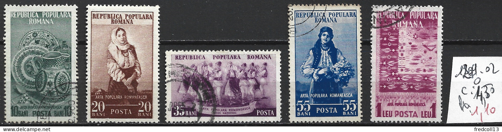 ROUMANIE 1299 à 02 Oblitérés Côte Côte 4.50 € - Used Stamps
