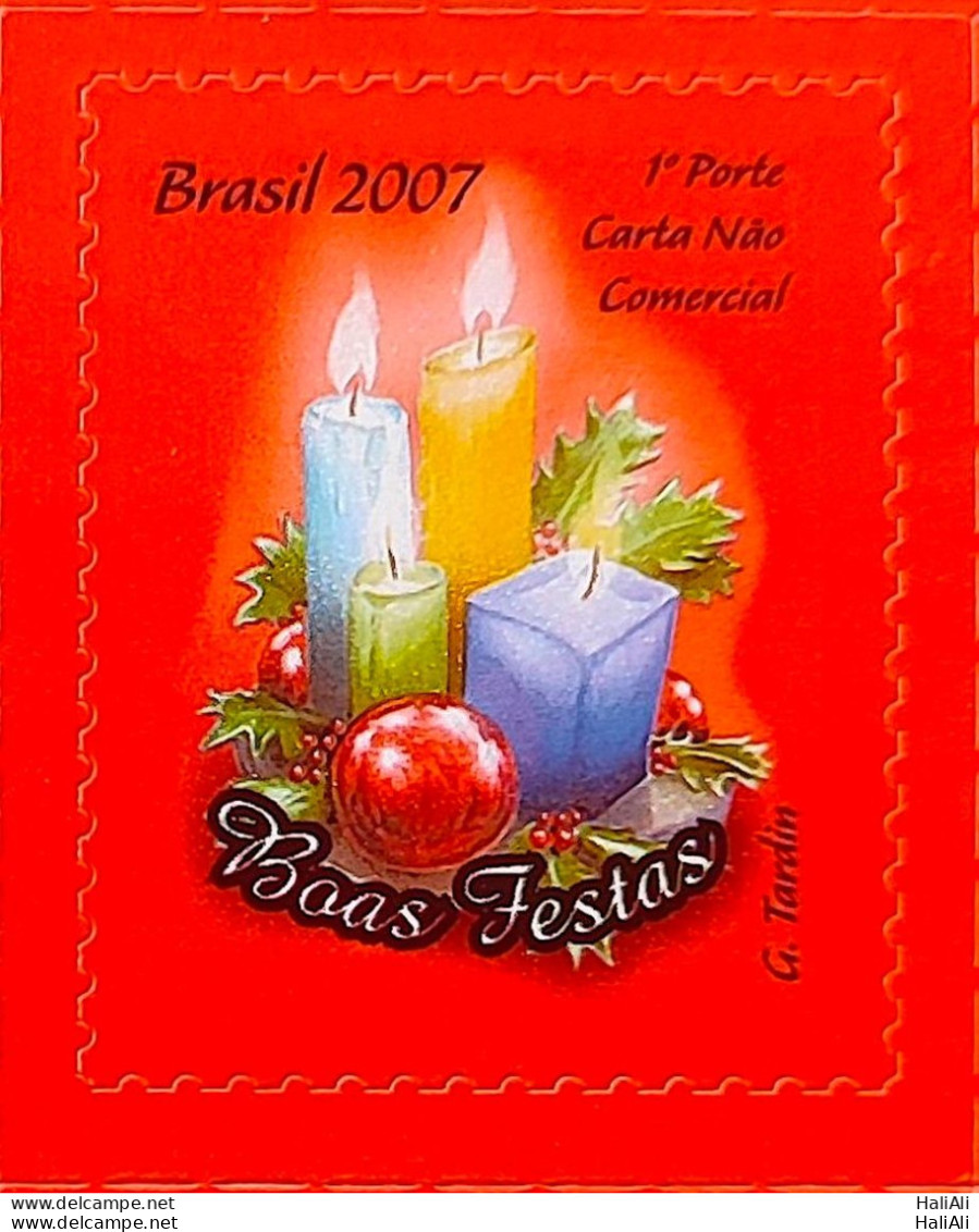 C 2718 Brazil Stamp Religion Christmas Candle 2007 - Neufs