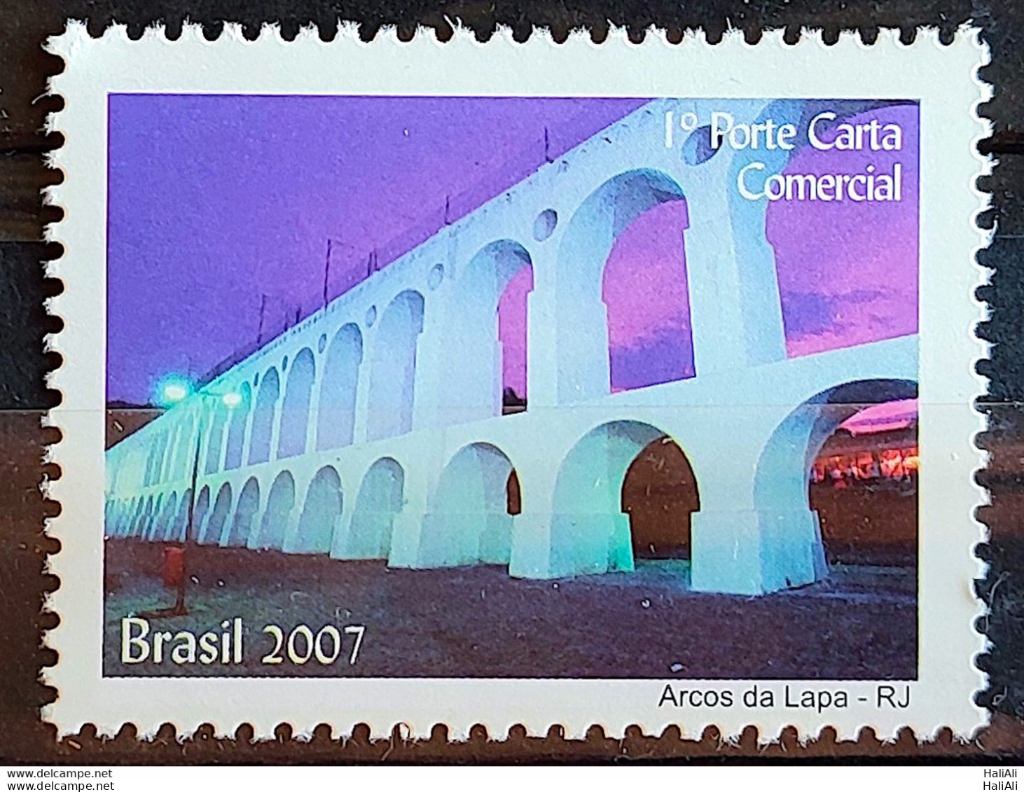 C 2707 Brazil Depersonalized Stamp Tourism Rio De Janeiro 2007 Arcos Da Lapa - Personalisiert