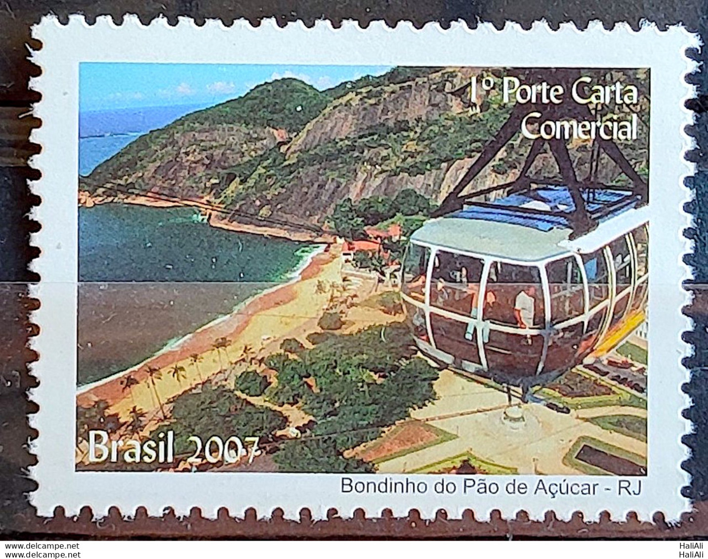 C 2703 Brazil Depersonalized Stamp Tourism Rio De Janeiro 2007 Cable Car Pao De Acucar - Gepersonaliseerde Postzegels