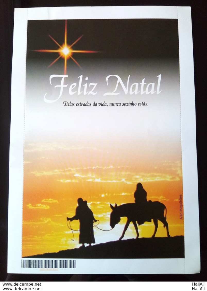 Brazil Aerogram Cod 068 NATAL 2007 IDA A BELEM Christmas - Postal Stationery