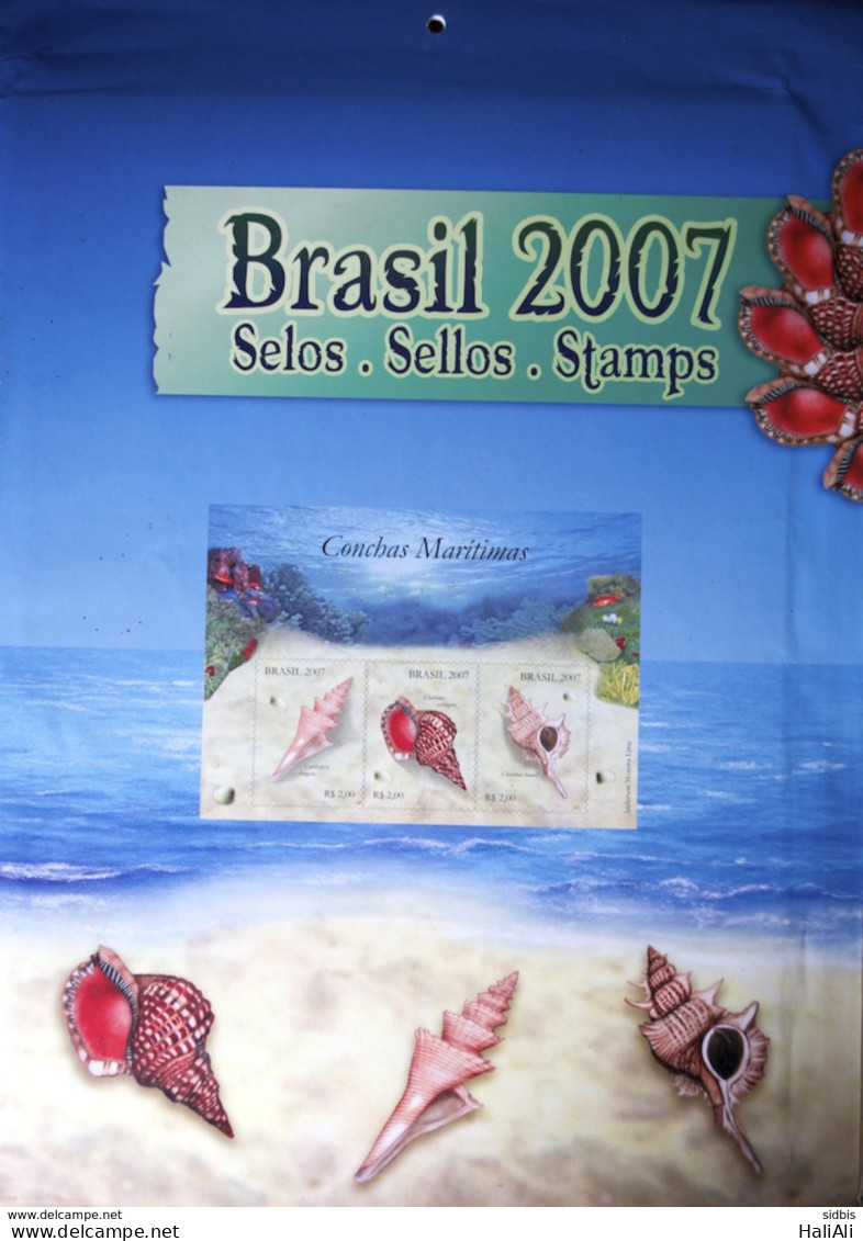 Brazil Collection Stamp Yearpack 2007 - Komplette Jahrgänge