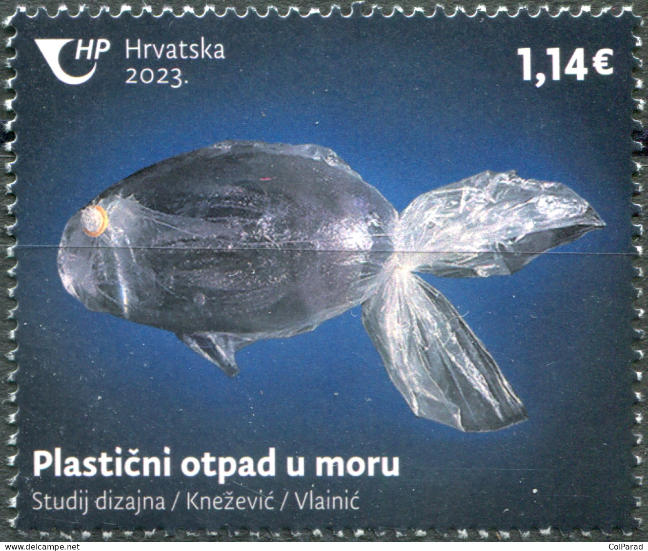 CROATIA - 2023 - STAMP MNH ** - Campaign Against Plastic Pollution In The Sea - Croazia