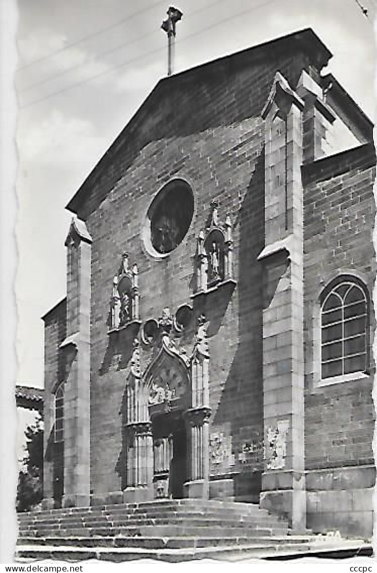 Cachet Saint-Mandé 94 Sur CPSM Saugues Entrée De L'Eglise - Seals Of Generality