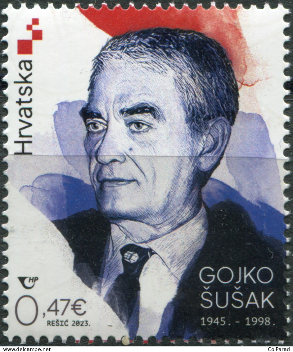 CROATIA - 2023 - STAMP MNH ** - Gojko Šušak (1945-1998 ), Politician - Croazia