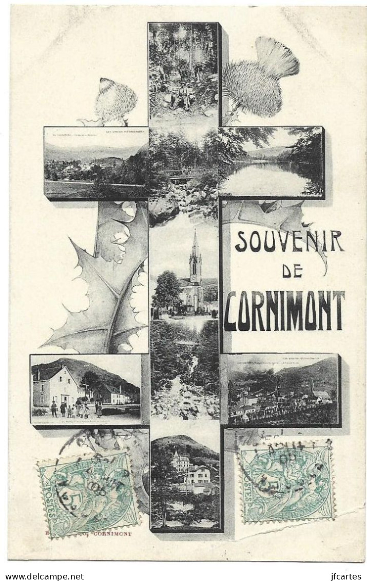 88 - CORNIMONT - Lot de 8 cartes postales - Toutes scannées