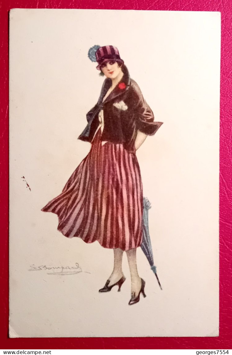 ILLUSTRATEUR - S. BOMPARD - FEMME MODE 1900 - Bompard, S.