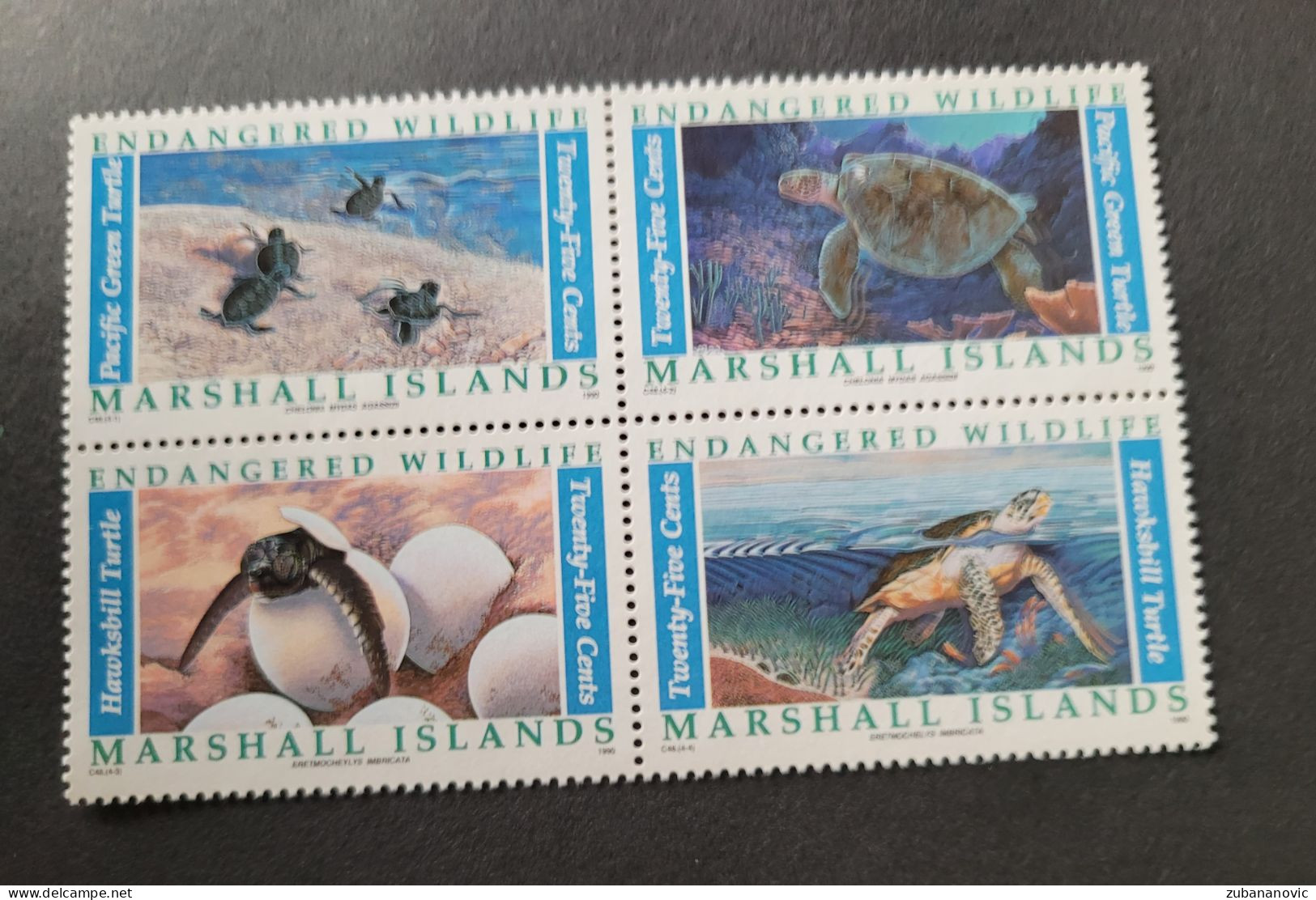 Marshall Islands 1990 Turtles - Tortues