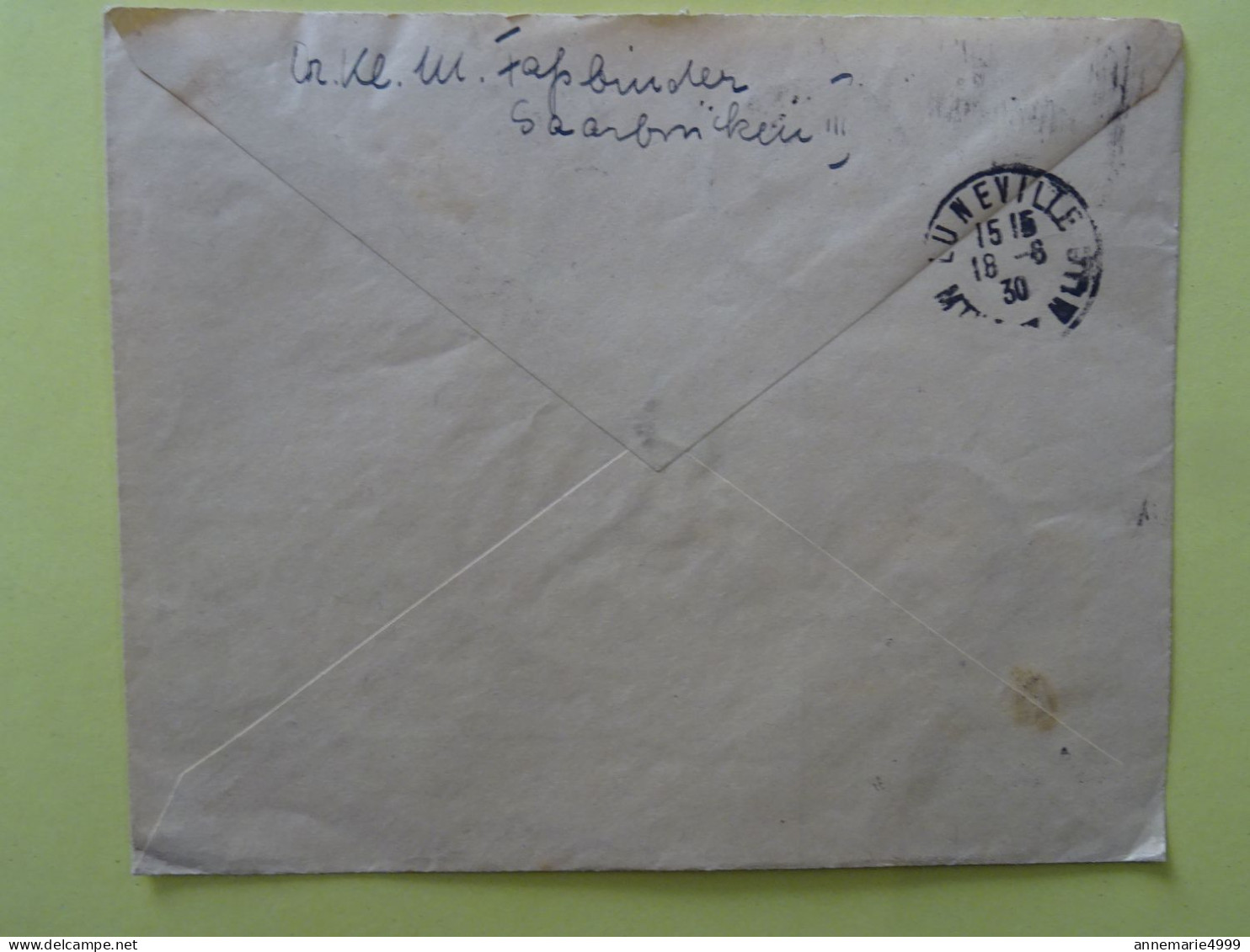 Sarre  Lettre Avec Timbres De Bienfaisance - Lettres & Documents