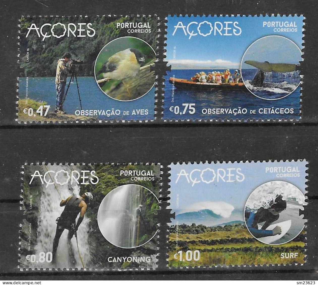 Portugal / Acores  2016   Mi.Nr. 616 / 619 , Biosphärenreservate Auf Den Azoren - Postfrisch / MNH / (**) - Unused Stamps