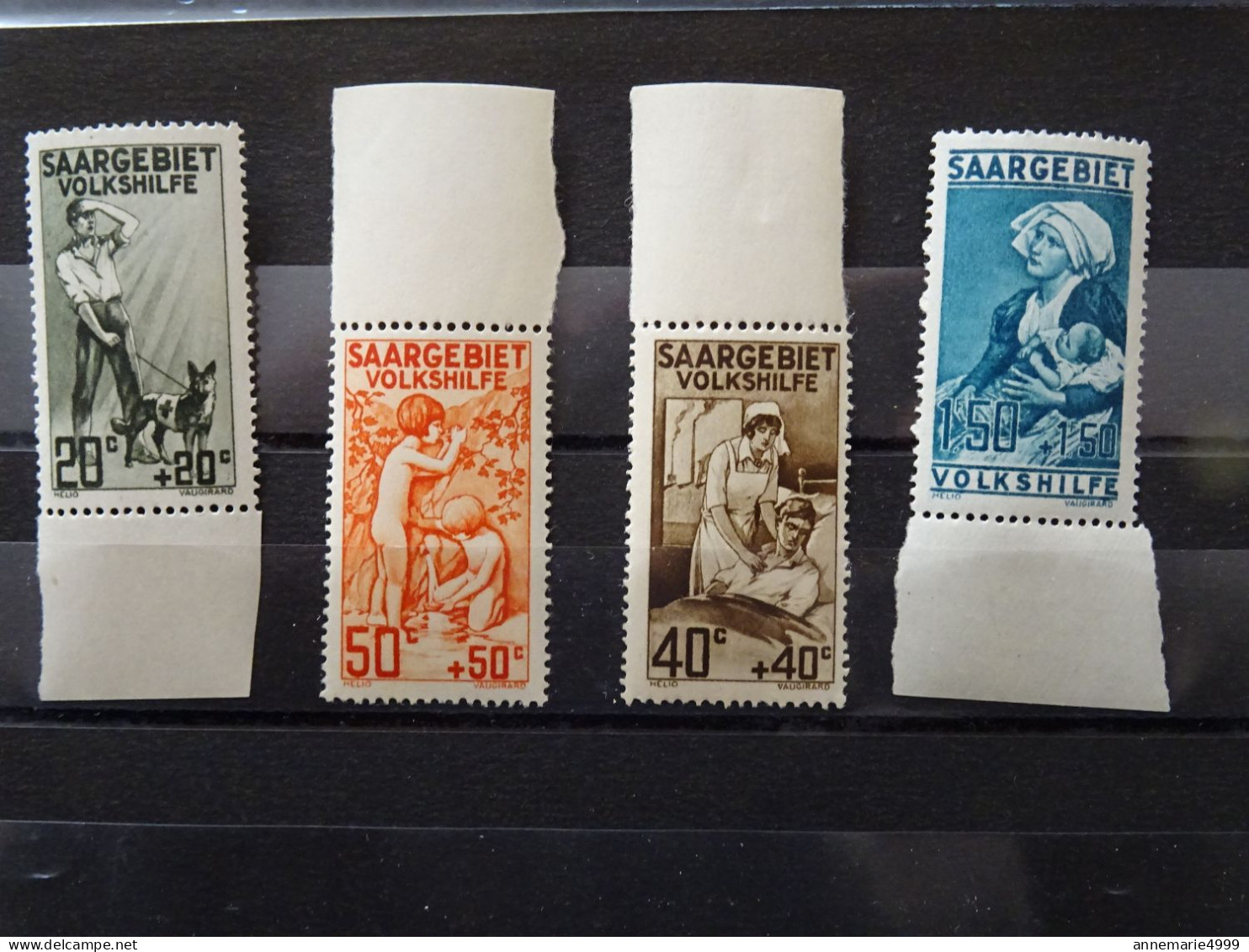 Sarre  N° 103 à 106 Neufs Sans Charnière Cote 140 € - Unused Stamps