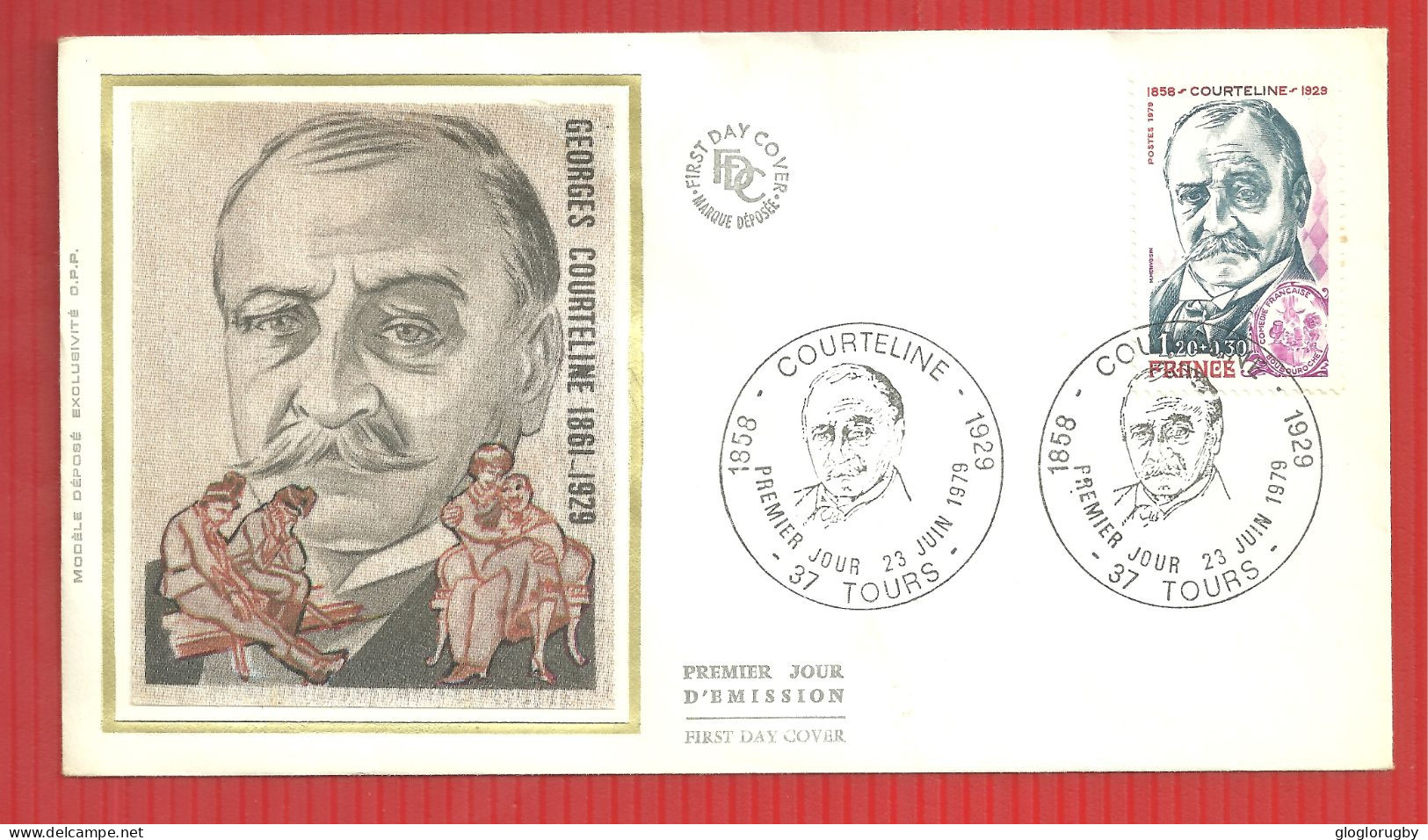 FDC GEORGES COURTELINE TOURS  23 6 1979 - 1970-1979