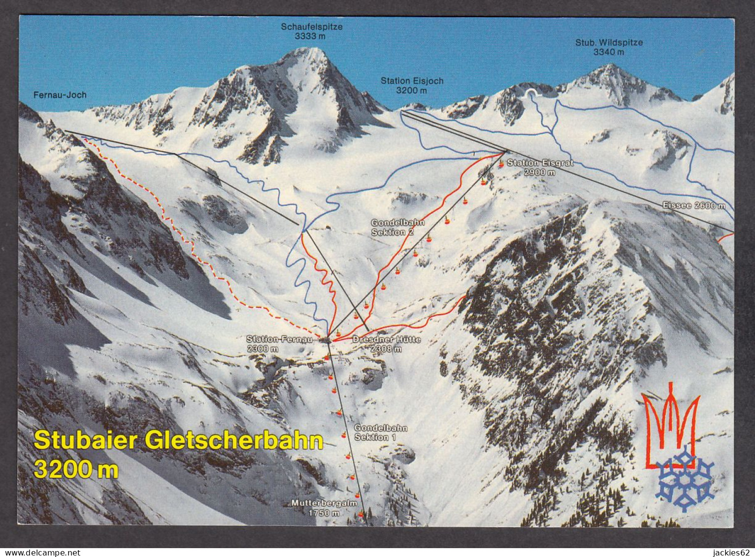 107848/ NEUSTIFT, Stubaier Gletscherbahn - Neustift Im Stubaital