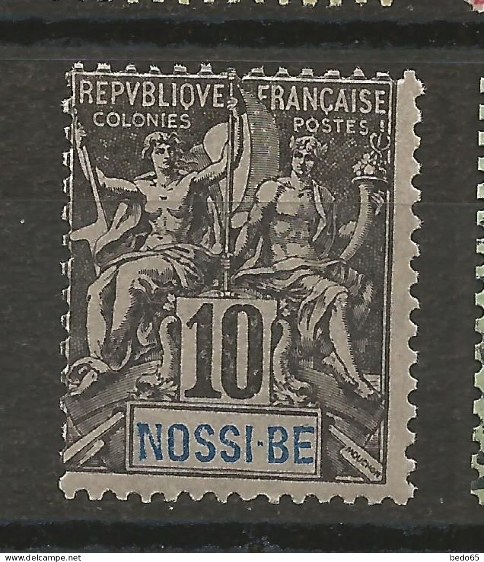 NOSSI-BE N° 31 Sans Accent Sur Le E De BE NEUF** LUXE SANS CHARNIERE / Hingeless / MNH - Ungebraucht