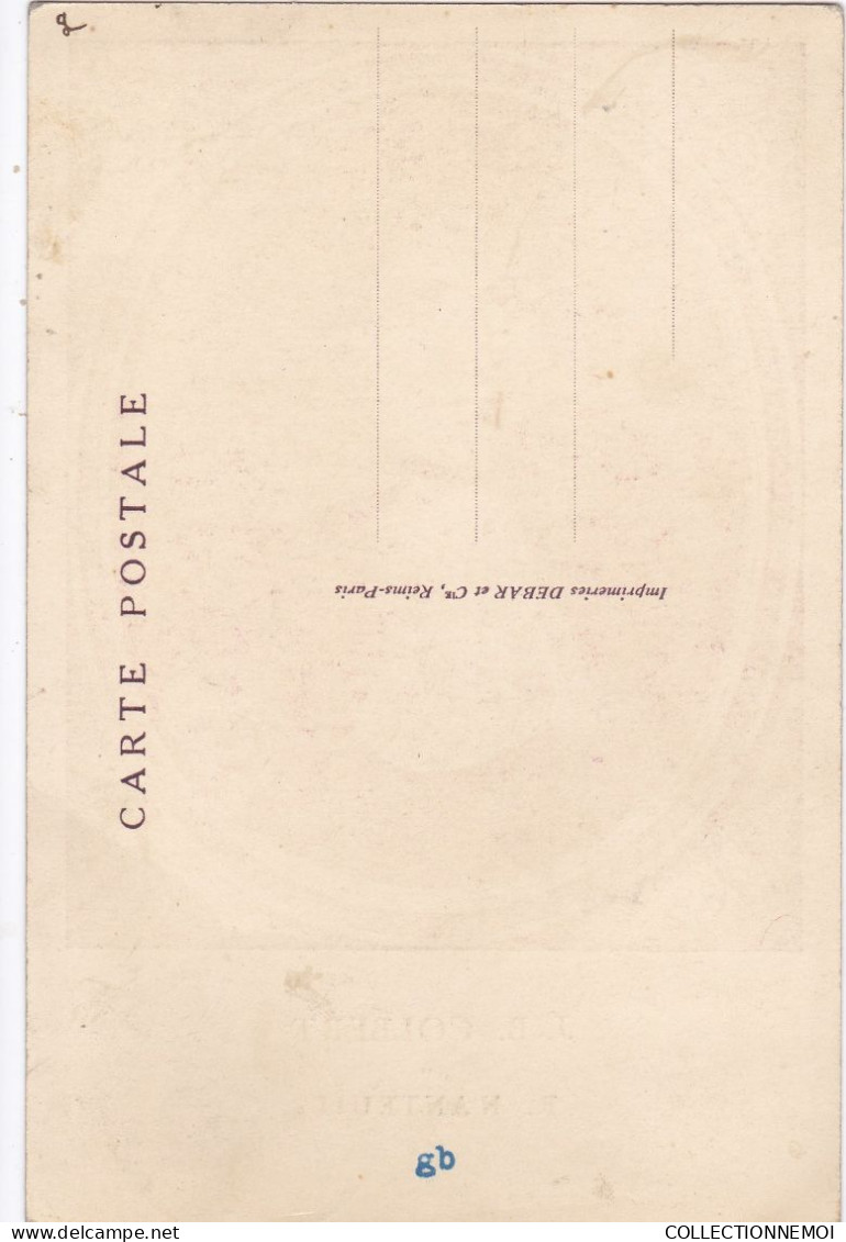 7 cartes de l'exposition de REIMS ,,1942/3/7 ,,sur colbert ,peu courante comparer ((entiere le scan à fais des siennes))
