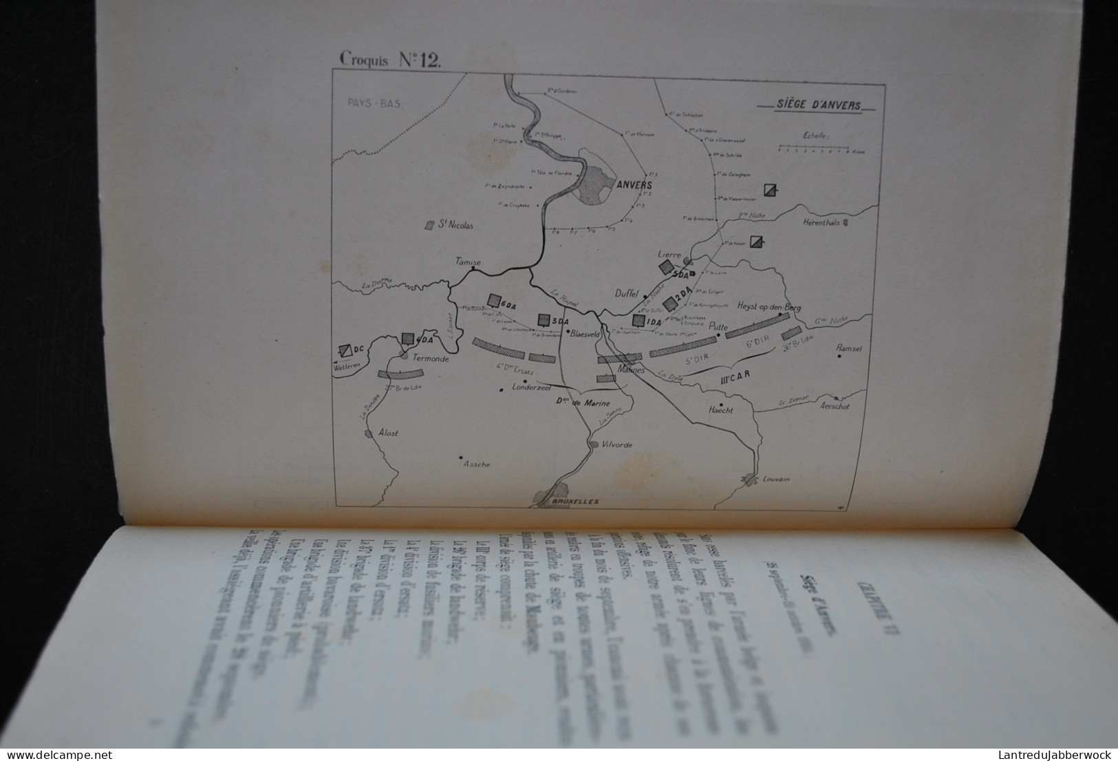 La campagne de l'armée belge 31 juillet 1914 -1 janvier 1915 d'après les documents officiels Liège Namur La Gette Anvers