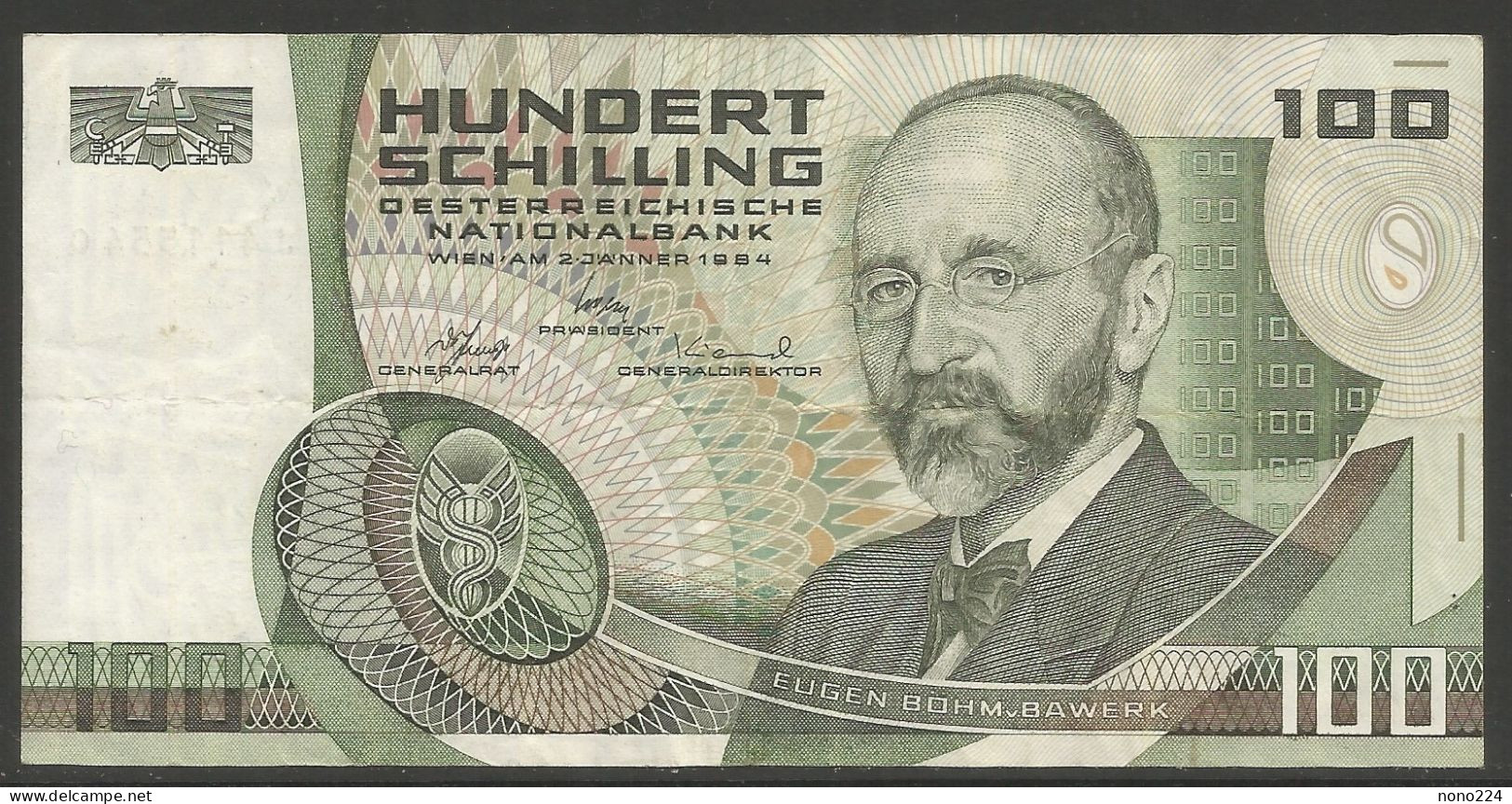 Billet De 1984 ( Autriche / 100 Schilling ) - Austria