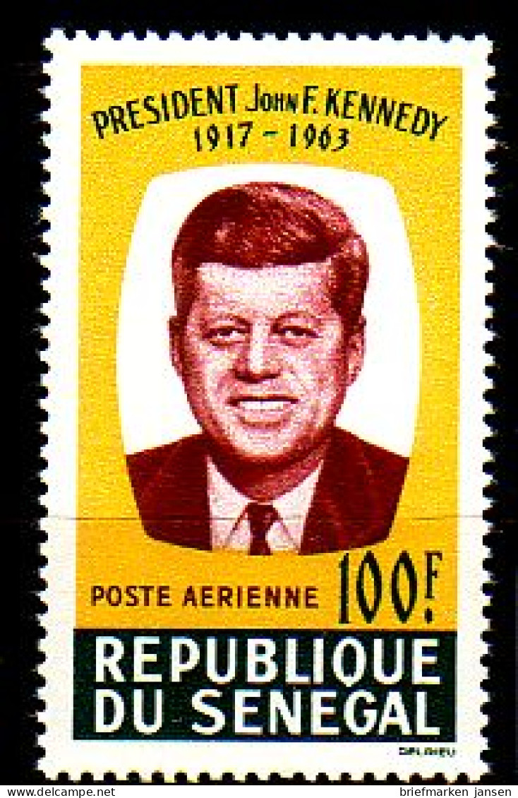 Senegal Mi.Nr. 295 John F. Kennedy, 1. Todestag (100) - Senegal (1960-...)
