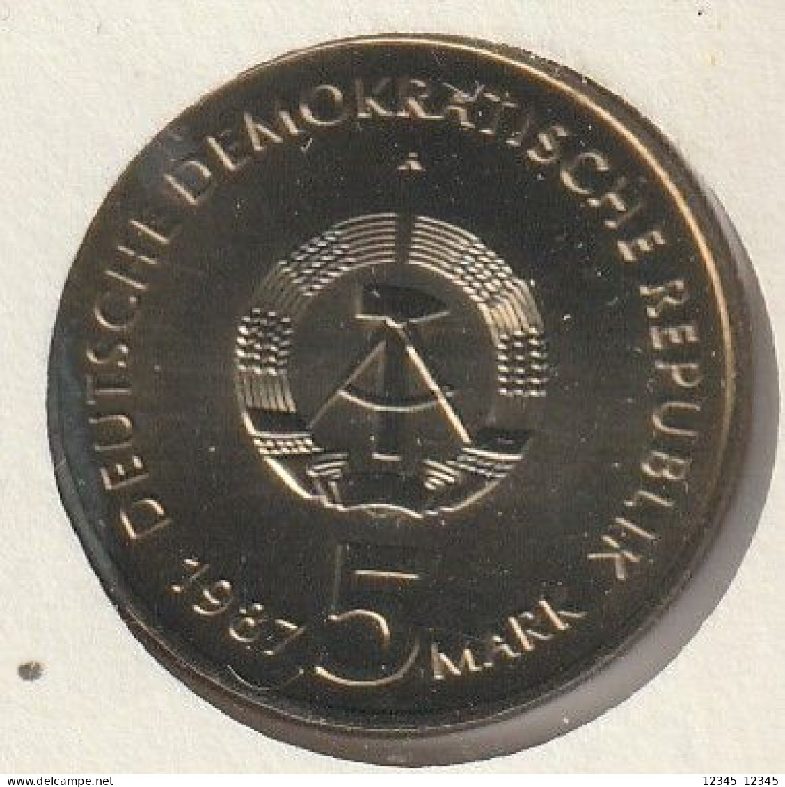 DDR 1987, Letter Unused, 750 Years Berlin - Numisbriefe