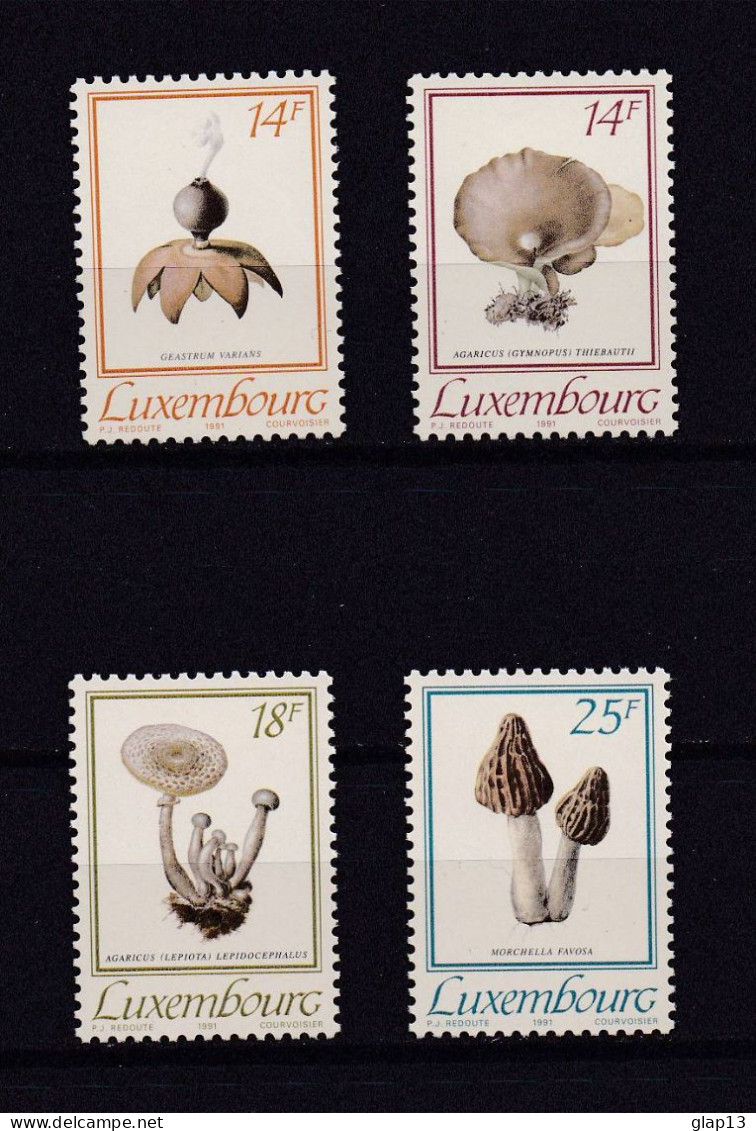 LUXEMBOURG 1991 TIMBRE N°1217/20 NEUF** CHAMPIGNONS - Ungebraucht