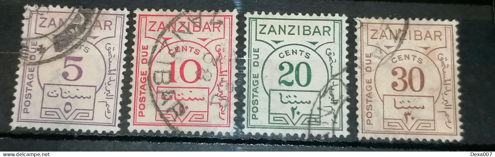 Zanzibar 1936 Postage Due Stamps - Zanzibar (...-1963)