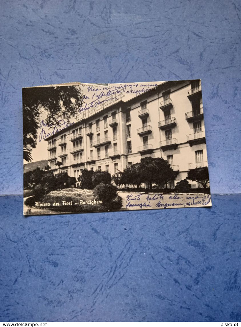 Bordighera-hotel Continentale-fg-1957 - Alberghi & Ristoranti