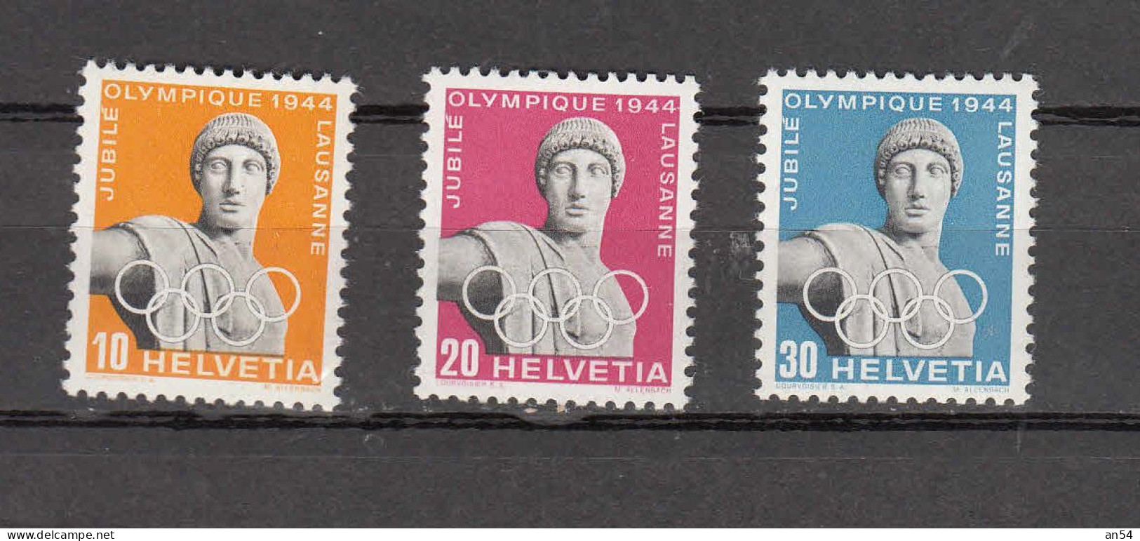 1944     N° 259w à 261w    NEUFS**        CATALOGUE SBK - Unused Stamps
