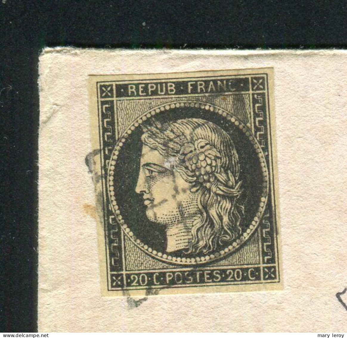 Superbe Lettre De Toulouse Pour St Jean De Royans ( 1850 ) Avec Un N° 3 - 1849-1850 Ceres