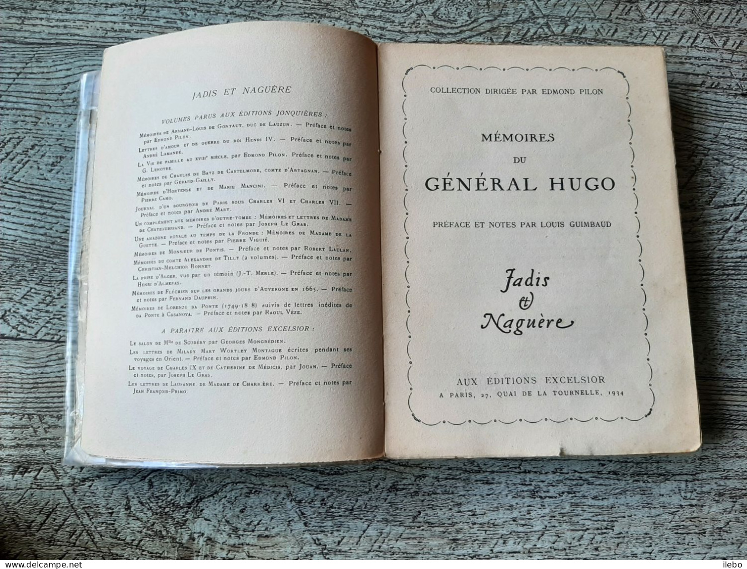 Mémoires Du Général Hugo Introduction De Guimbaud 1934 - Biographie