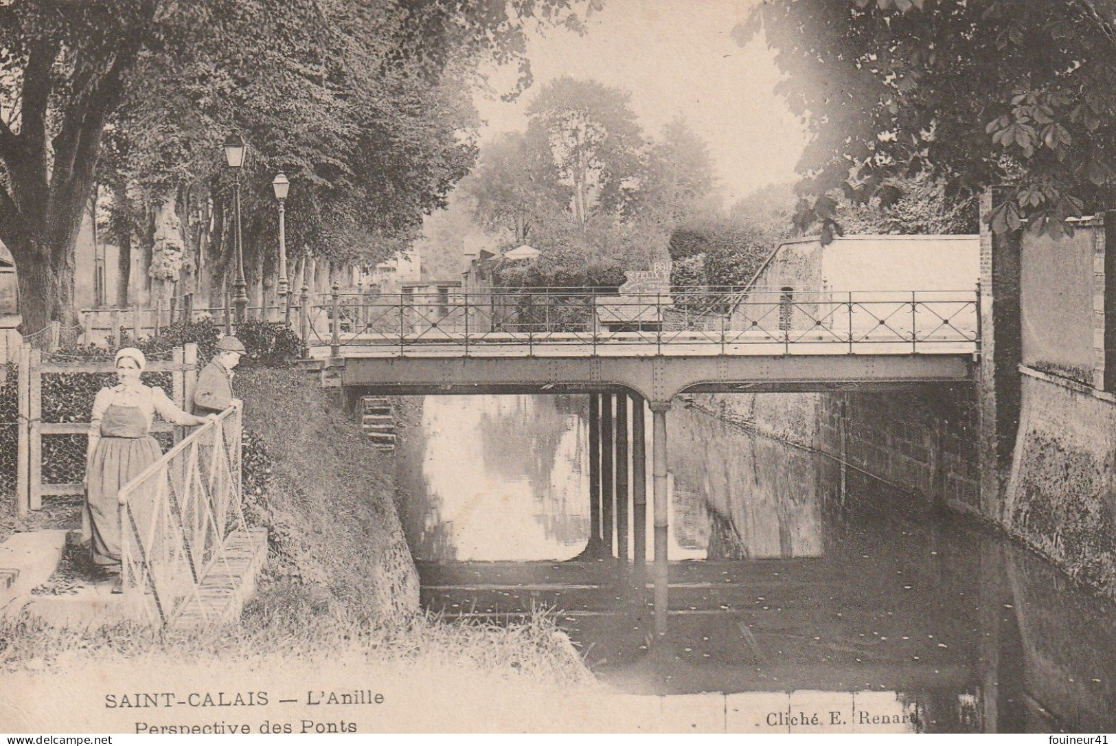 Saint-Calais - L'Anille. Perspective Des Ponts - Saint Calais