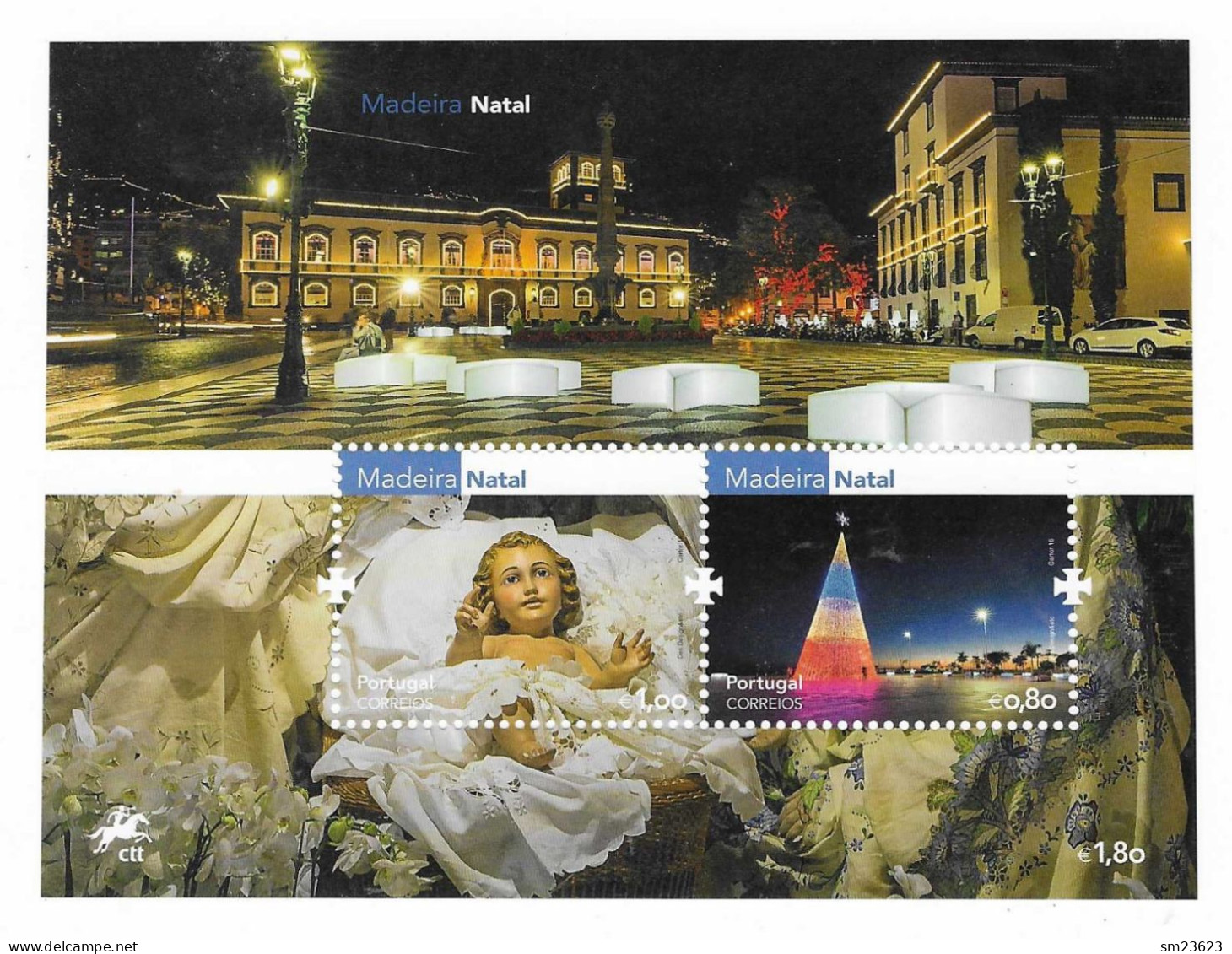 Portugal / Madeira  2016   Mi.Nr. Sheet 64 (362) Weihnachts- Und Neujahrsfeiern - Postfrisch / MNH / (**) - Neufs