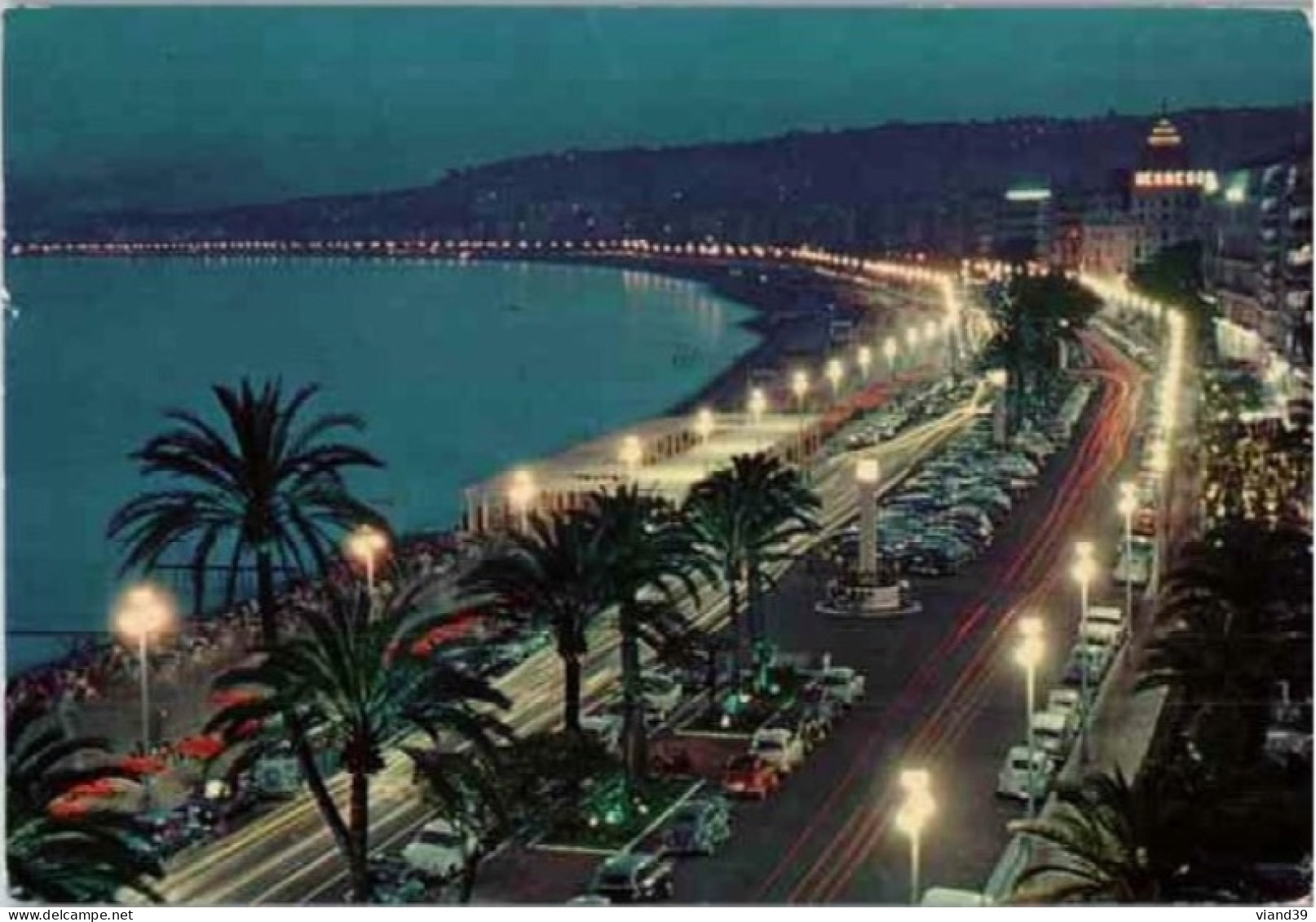 NICE. -  La Promenade Des Anglais  -  Cachet Poste Juillet 1983 - Nice La Nuit