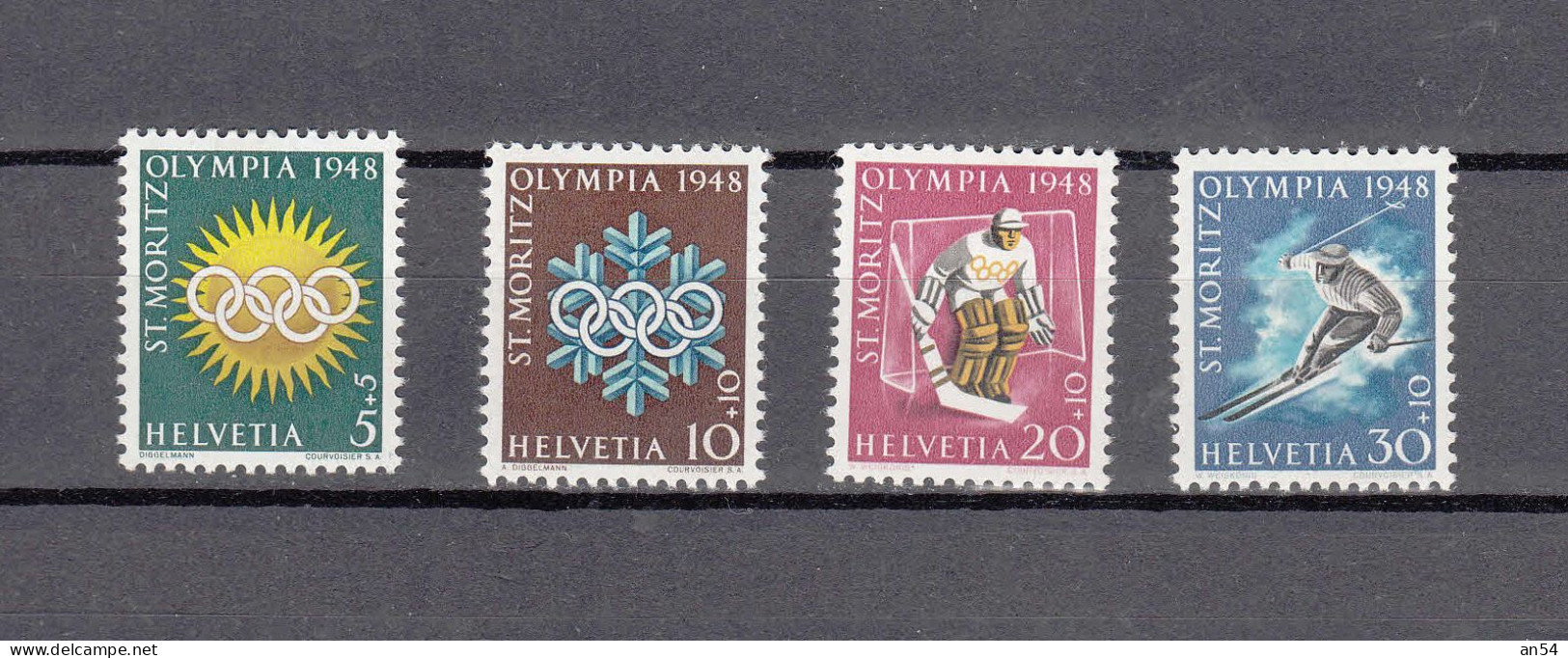 1948     N° W25 à W28  NEUFS**  COTE 35.00      CATALOGUE SBK - Unused Stamps