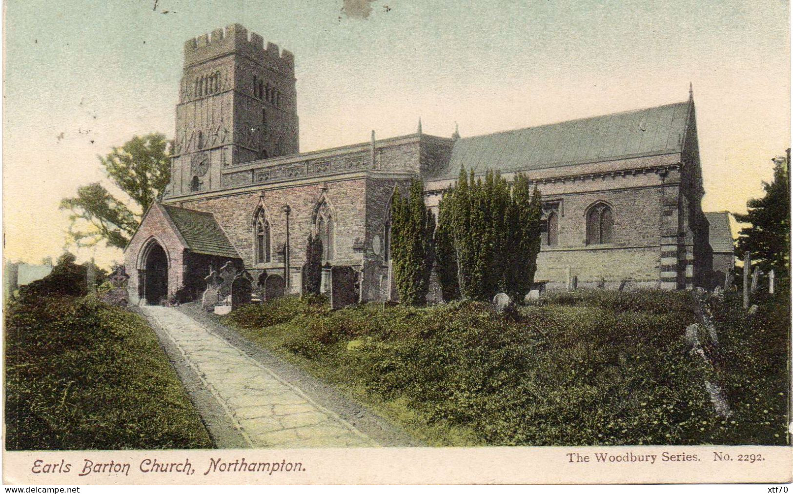 PPC: Earls Barton Church, Northampton - Northamptonshire