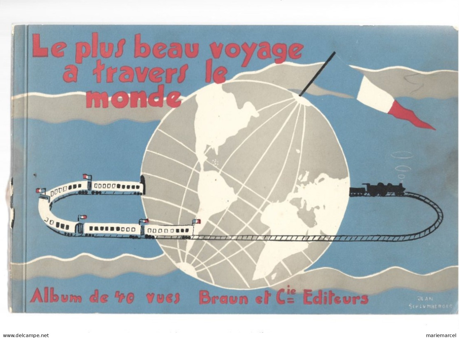 LE PLUS BEAU VOYAGE A TRAVERS LE MONDE. ALBUM DE 40 VUES.Exposition Coloniale Internationale Paris 1931. BRAUN éditeur. - Paris
