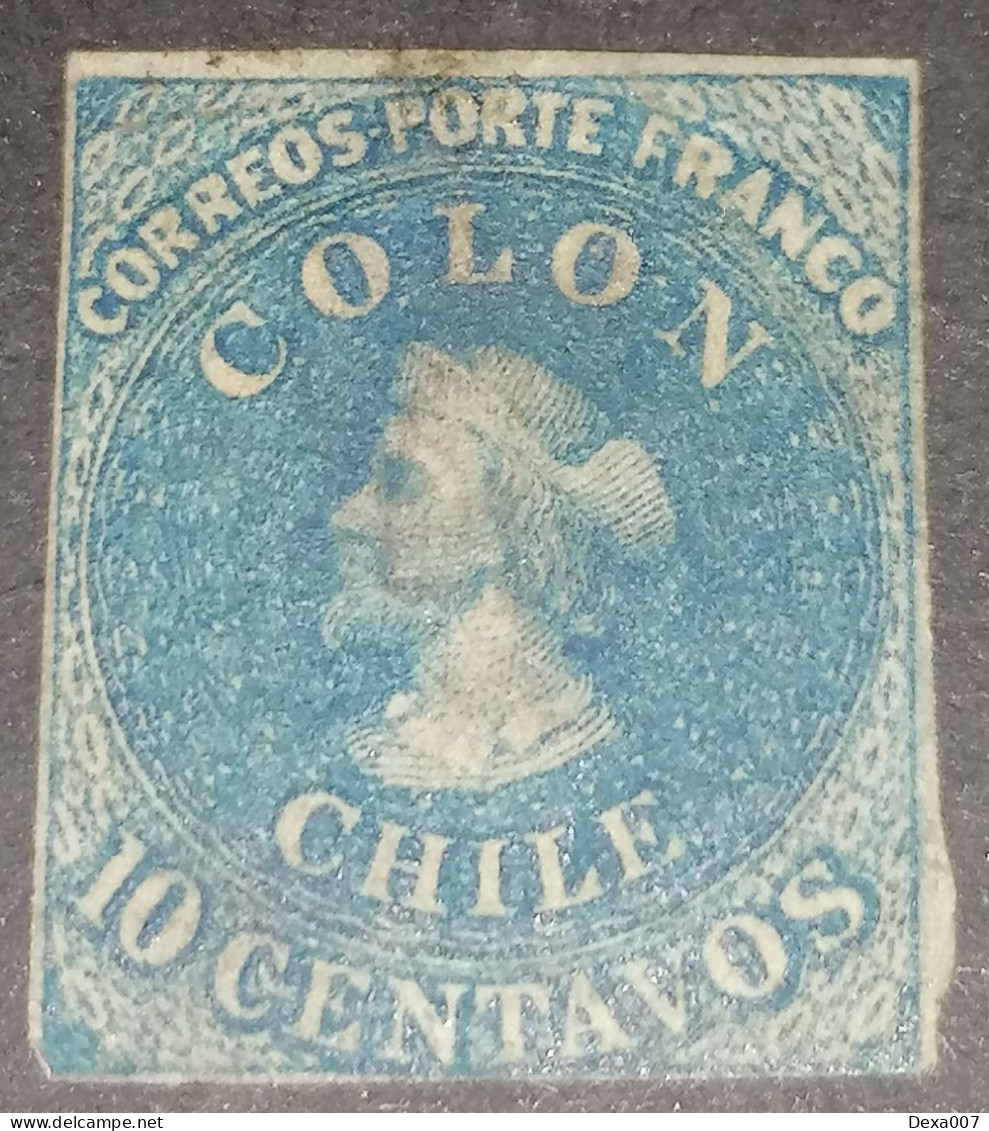 Chile 10 Centavos 1856 - Chile