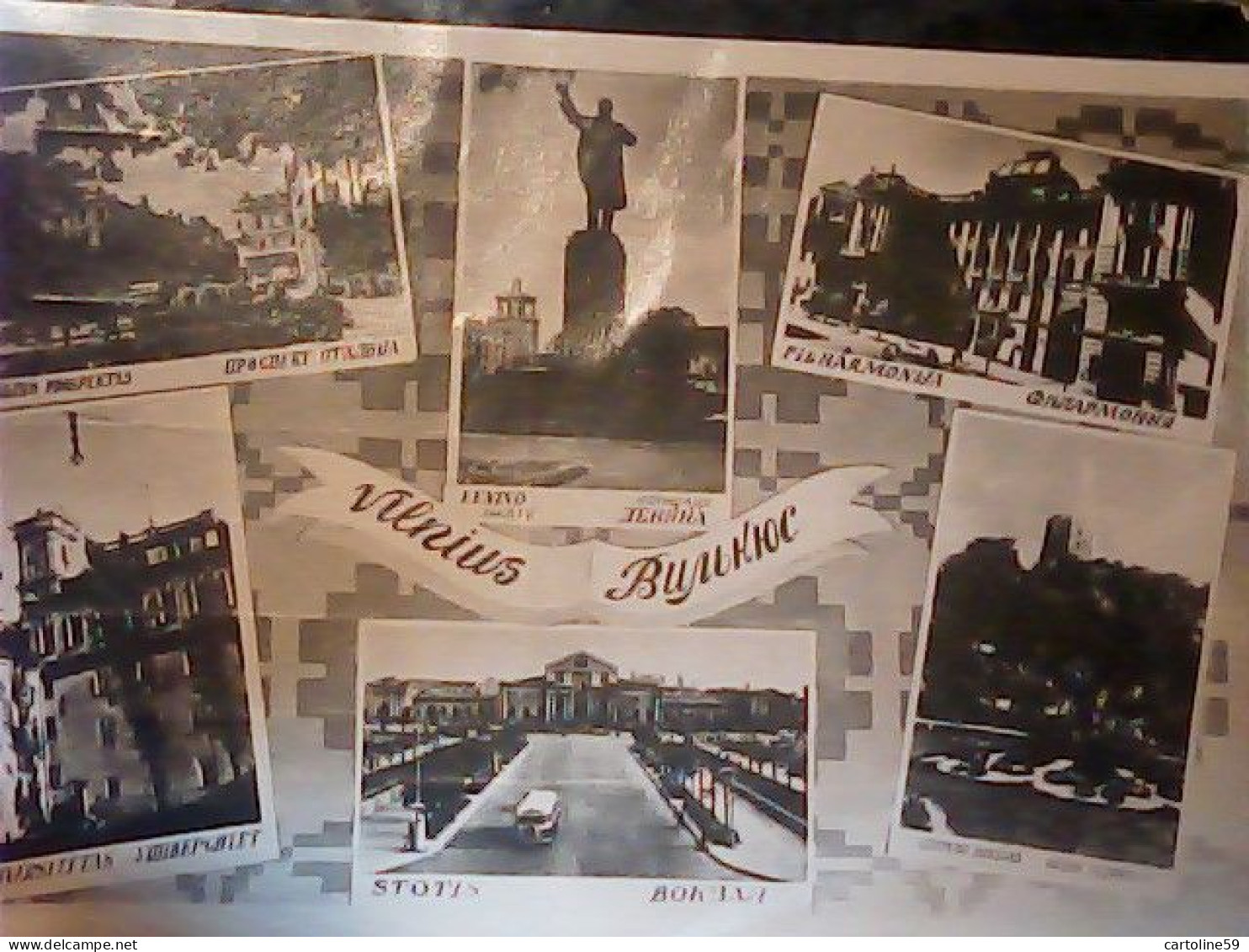 LITUANIA  Lithuania Vilnius Multi View  VEDUTE V1961 JV5839 - Lithuania