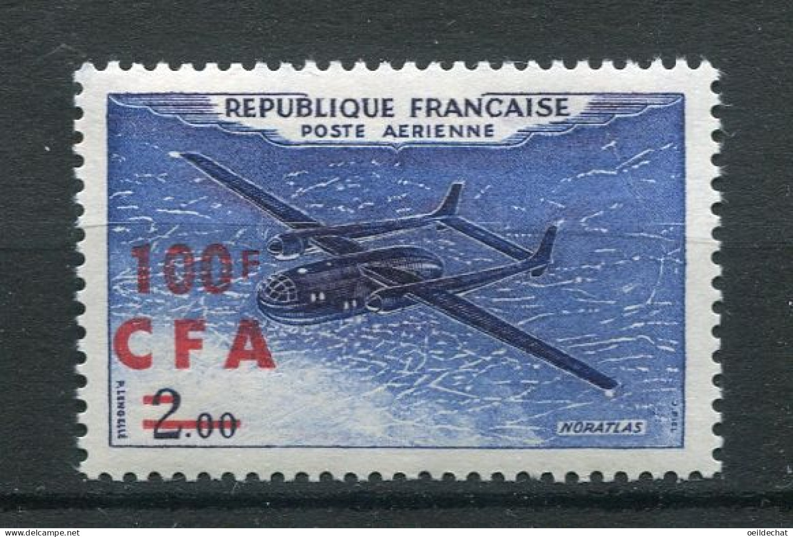 26394 Réunion PA58** 100F S. 2F   1961  TB - Posta Aerea