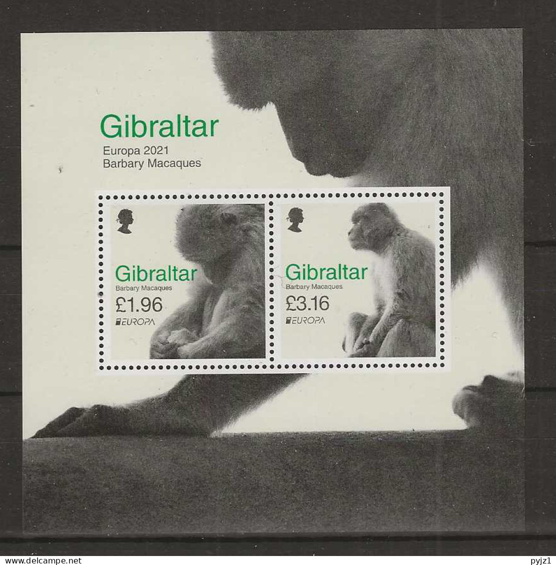 2021 MNH Gibraltar Mi Block 145 Postfris** - Gibraltar