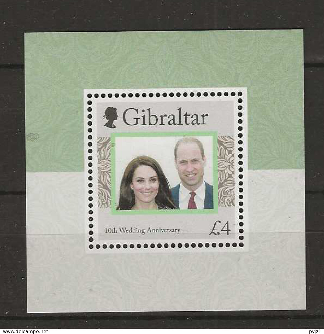 2021 MNH Gibraltar Mi Block 146 Postfris** - Gibraltar