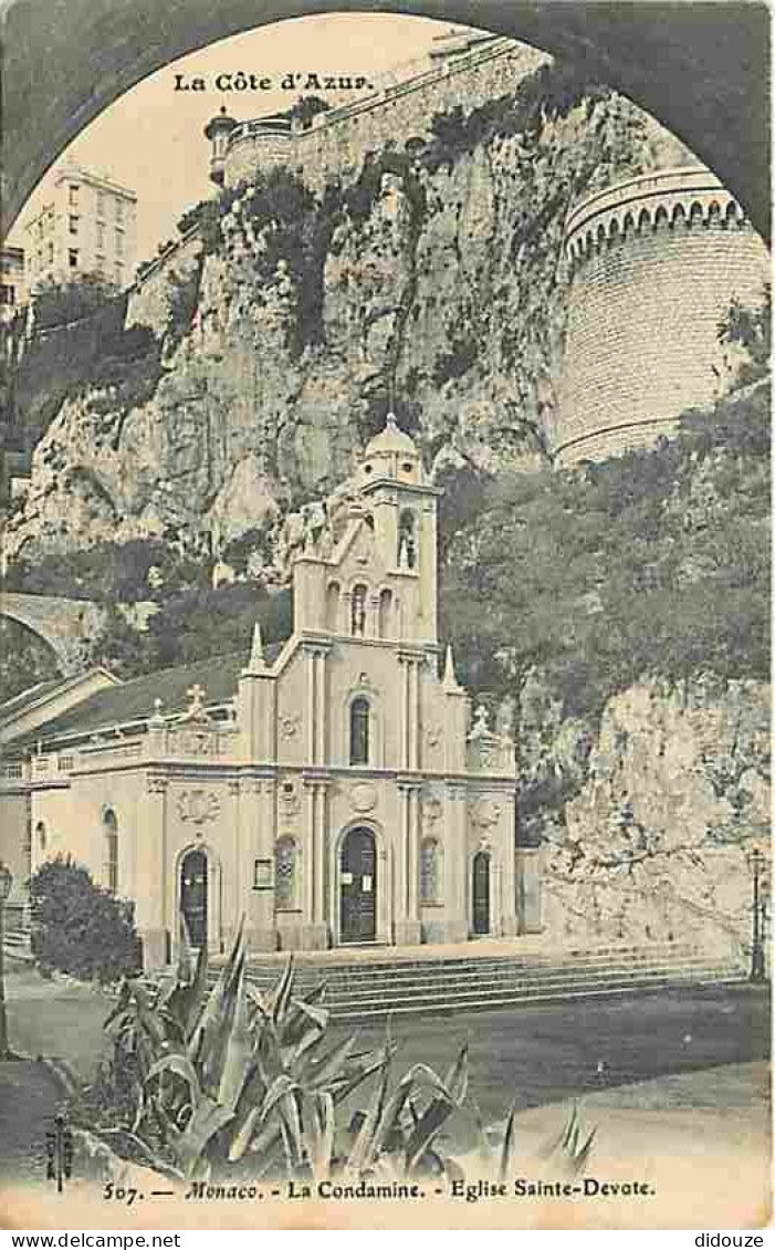 Monaco - La Condamine - Eglise Sainte Devote - CPA - Voir Scans Recto-Verso - La Condamine