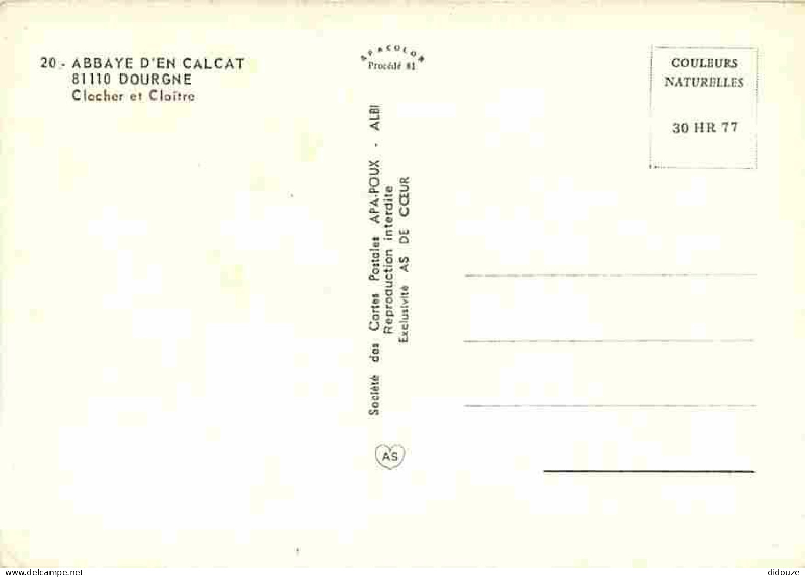 81 - Dourgne - Abbaye D'en Calcat - Clocher Et Cloitre - CPM - Voir Scans Recto-Verso - Dourgne