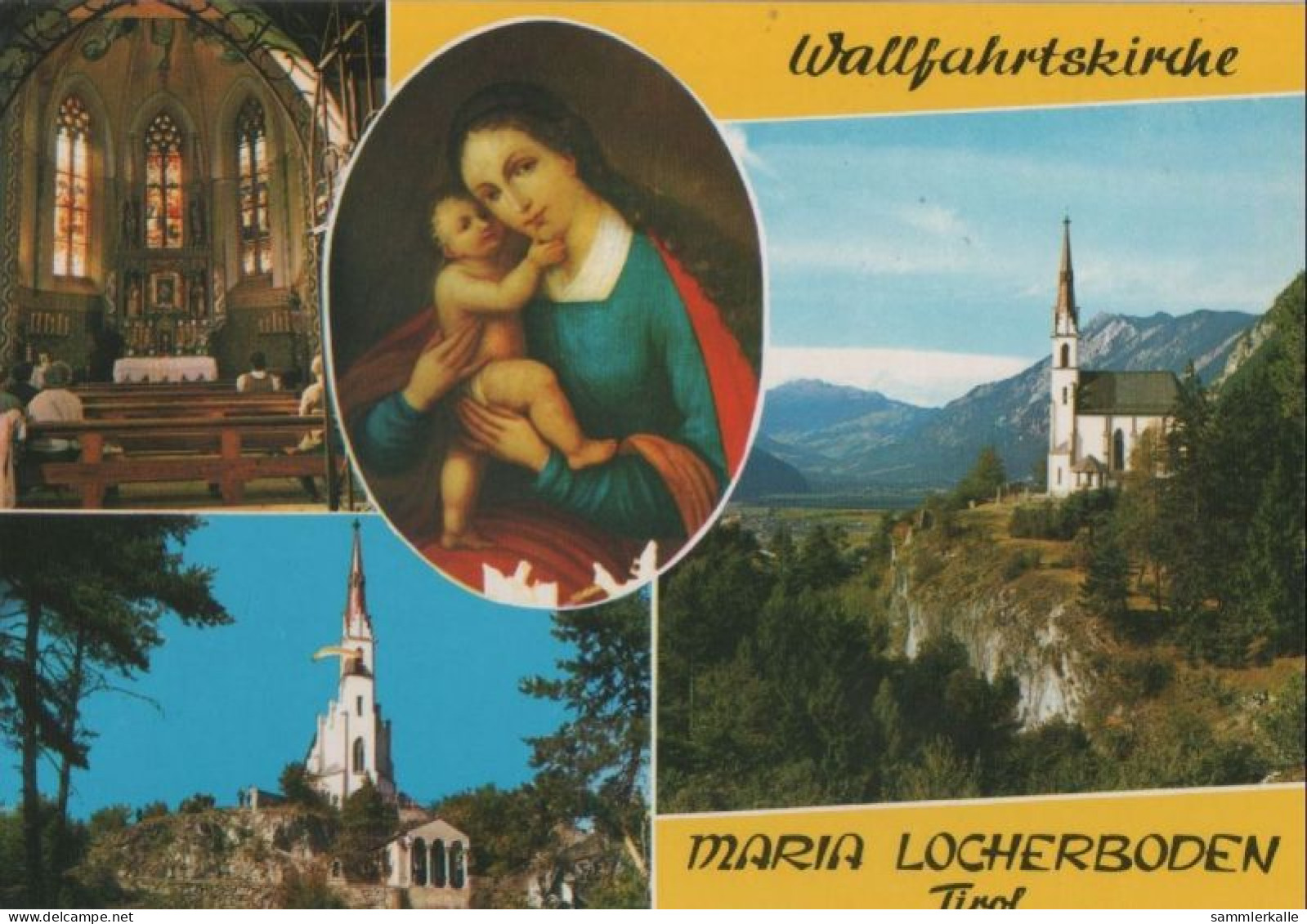 100403 - Österreich - Mötz, Wallfahrtskirche Maria Locherboden - Ca. 1985 - Imst