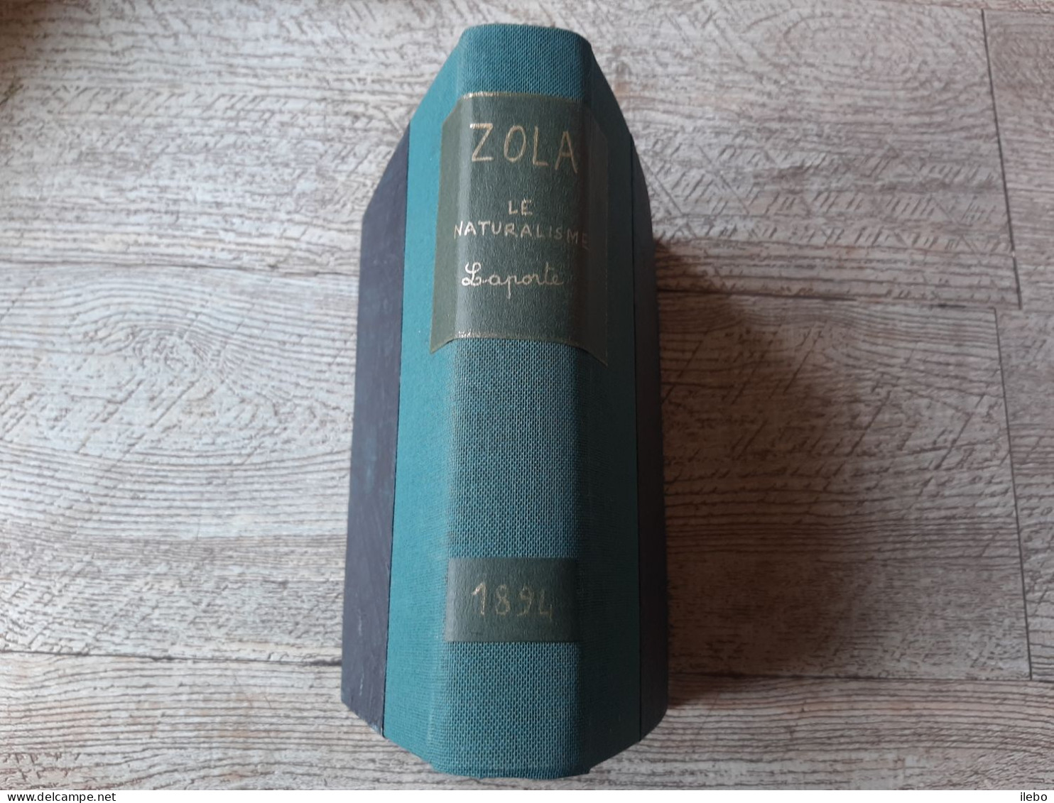 Emile Zola L'homme Et L'oeuvre Laporte Le Naturalisme Ou L'immoralité Littéraire 1894 - Biographie