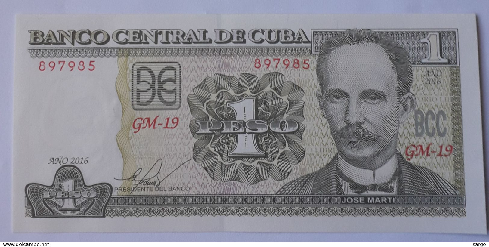 CUBA - 1 PESO   - 2016 - P 128G - UNC - BANKNOTES - PAPER MONEY - CARTAMONETA - - Cuba