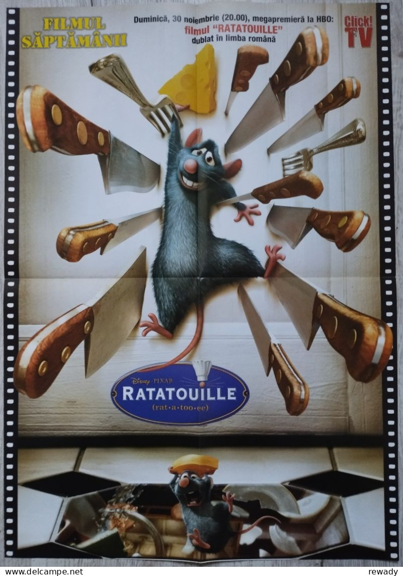 Sexi - Young Lady - Semi Nude - Ratatouille - Disney - Pixar - Poster - Affiche (385x535 Mm) - Manifesti & Poster