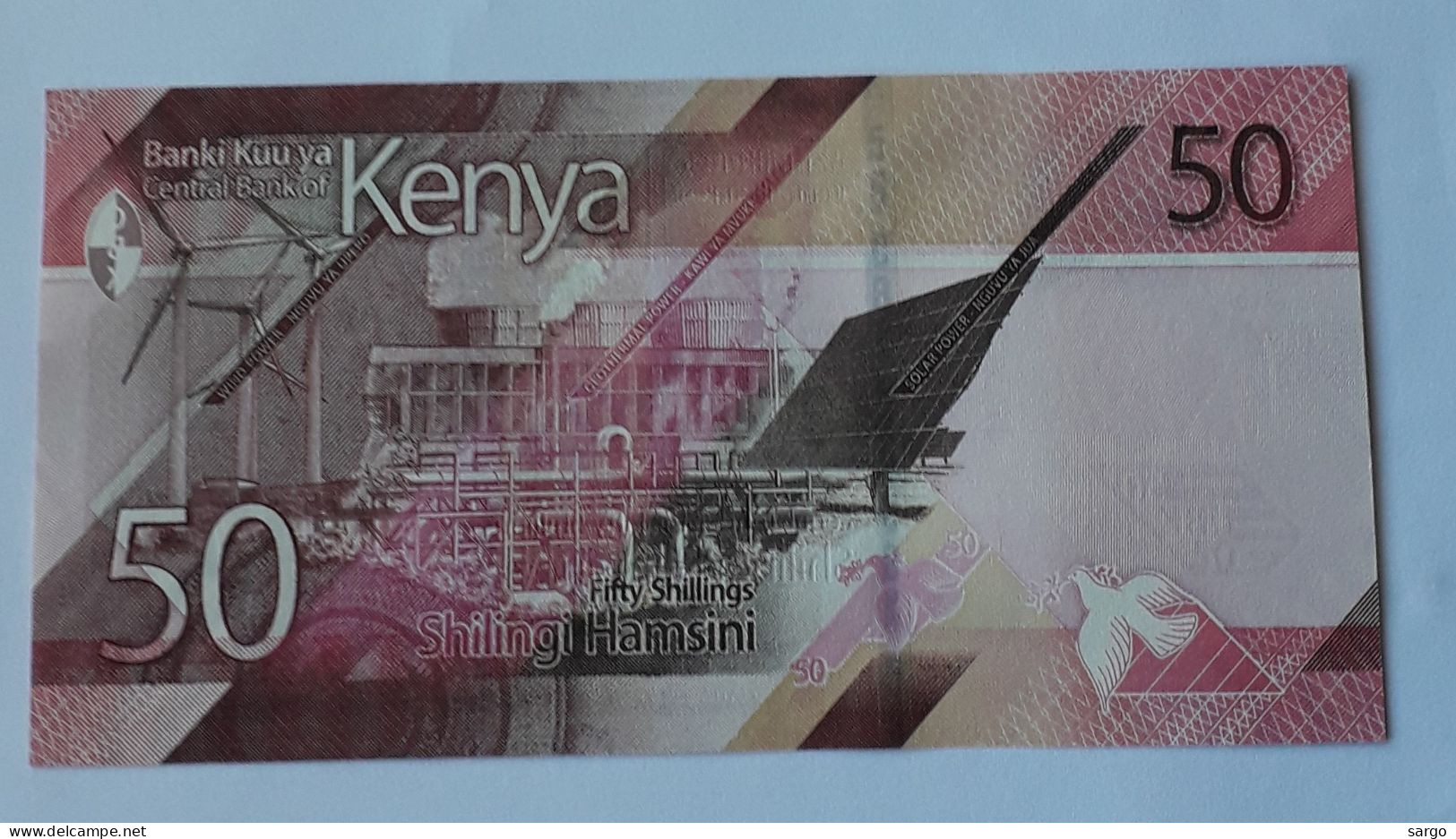 KENYA  - 50 SHILLINGS  - 2019 - P 52 - UNC - BANKNOTES - PAPER MONEY - CARTAMONETA - - Kenia